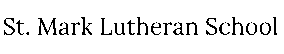 St. Mark header logo no background