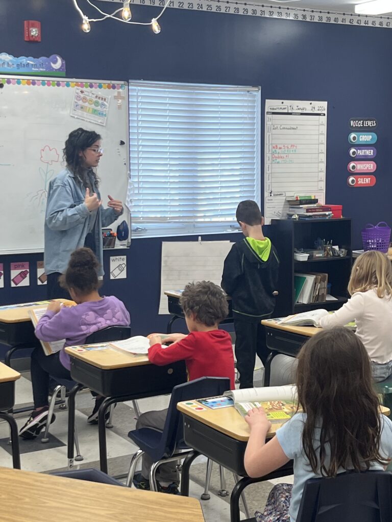 Alyssa Bergemann in classroom 2025-26
